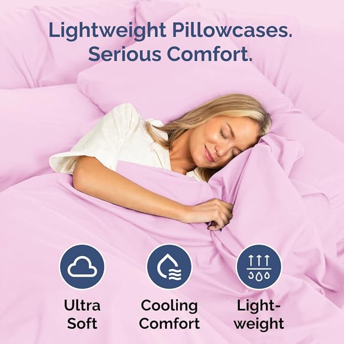 Body Pillowcases Set of 2-20x54 Long Body Pillow Case - Image 3