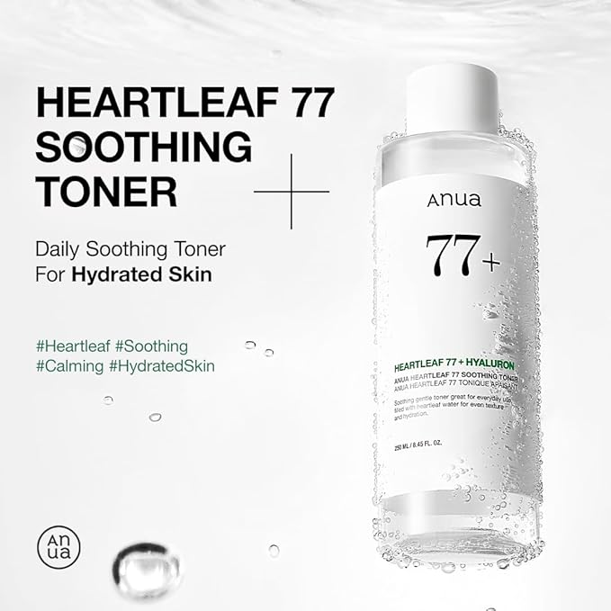 Anua Heartleaf 77 Soothing Toner, Moisturizing & Calming Facial Toner - Image 2
