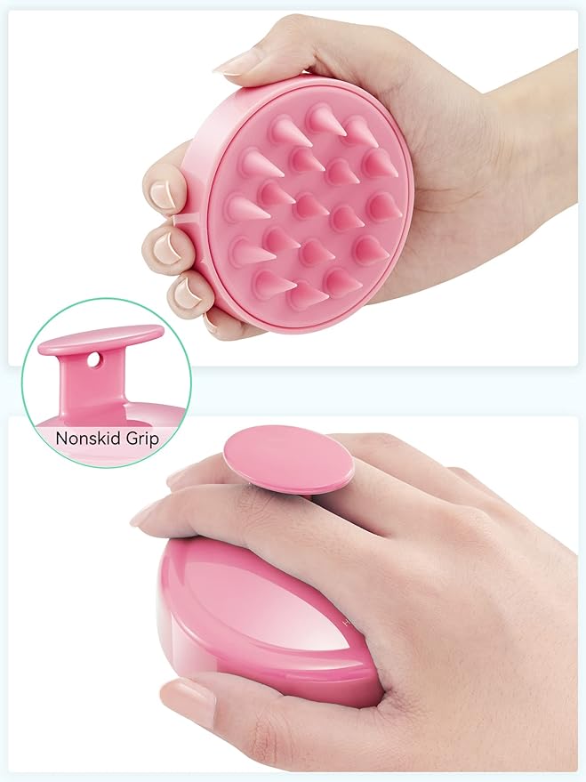 HEETA Scalp Massager Hair Growth, Soft Silicone Scalp Scrubber Shampoo Brush - Image 2