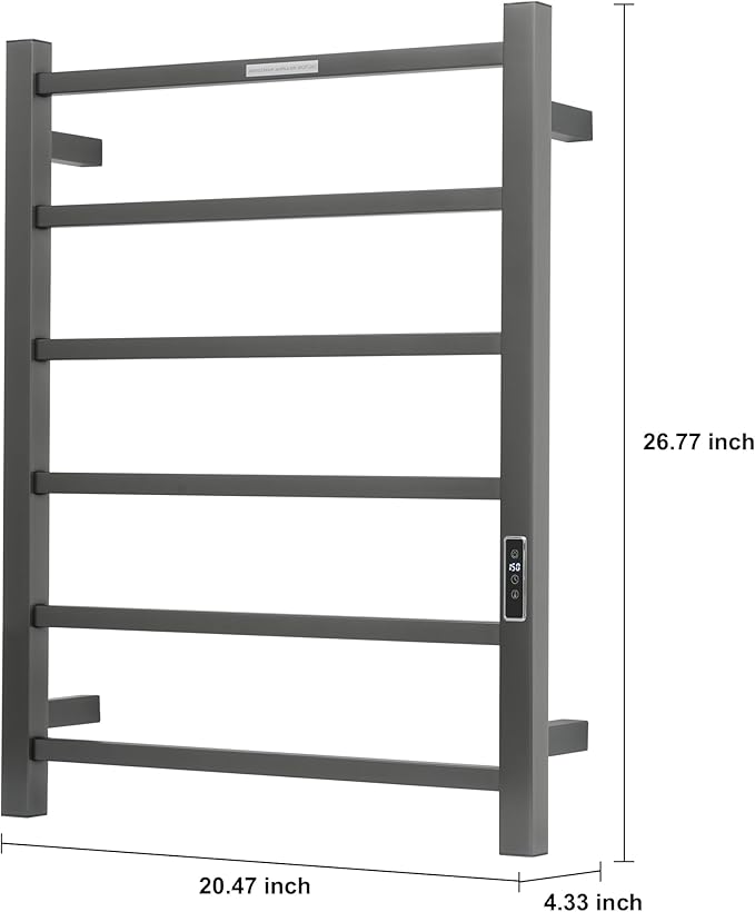 Heated Towel Racks for Bathroom, Wall Mounted Electric Towel Warmer Racks - Image 4
