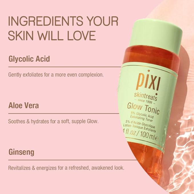Pixi Glow Tonic Exfoliating Face Toner - Image 5