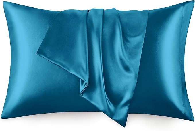 Love's cabin Satin Pillowcase Set of 2 Queen Size 20x30, Cooling Pillow Covers by Lovescabin