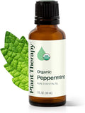 Plant Therapy Organic Peppermint Essential Oil 30 mL 100% Pure, USDA Certified by PlantTherapy