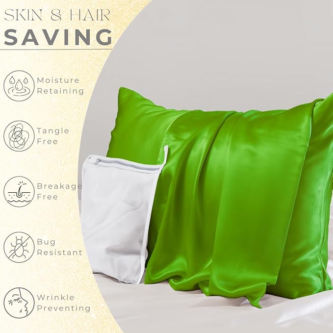 PROMEED Grade 6A+ Silk Toddler Pillow Case 13x18, Both Sides Premium Natural 23 - Image 3