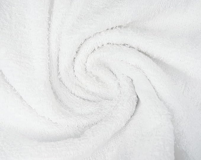 CH White Bath Towels Bulk Pack of 24 – Pure Cotton Lightweight & Absorbent - Image 4