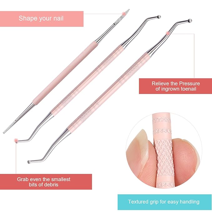Teenitor Pedicure Tools for Feet, Toenail File and Lifters, Ingrown Toenail - Image 6