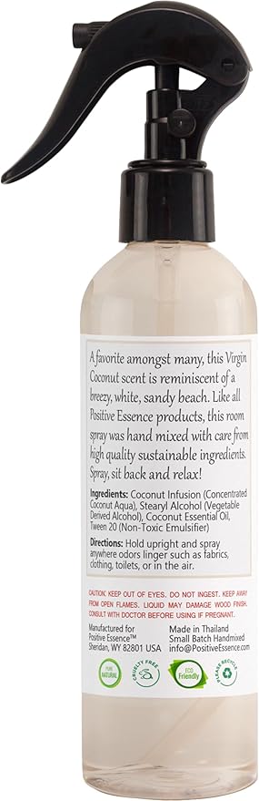Virgin Coconut Linen and Room Spray, Natural Aromatic Mist Made - Image 7