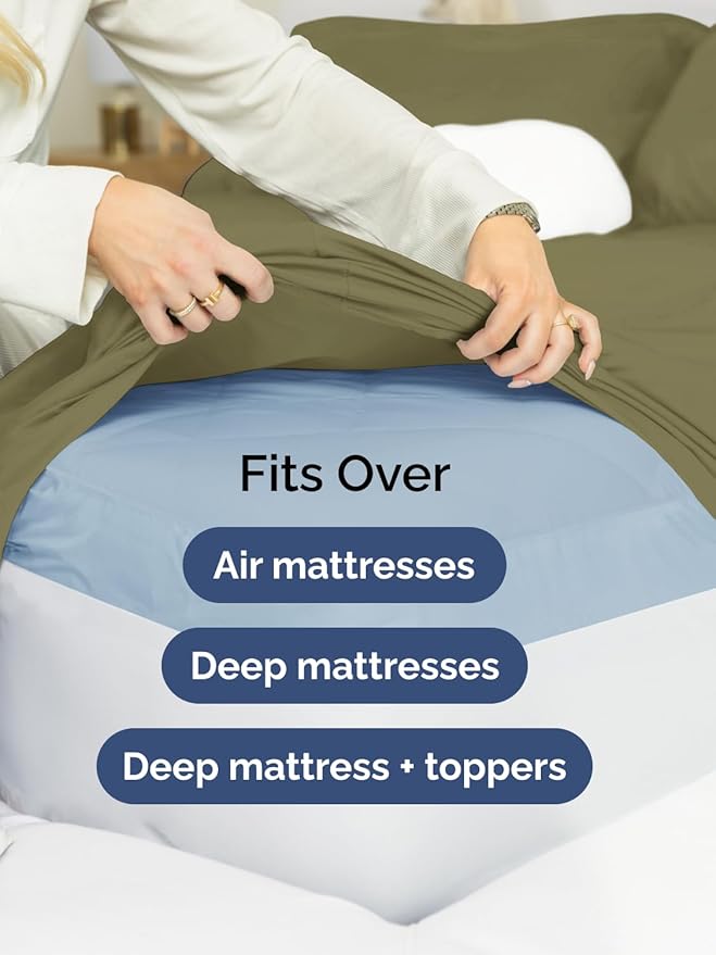 Extra Deep Split King Fitted Sheet - Image 6