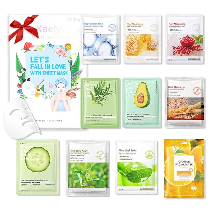 Kaely 10 Pack Variety Face Masks by KaelyCosmetics