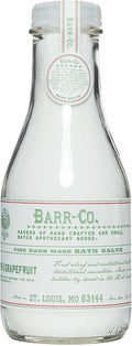 Barr-Co. Fir & Grapefruit Fine Hand Made Bath Salts, Woody & Citrus Bathing Salt by BarrCo