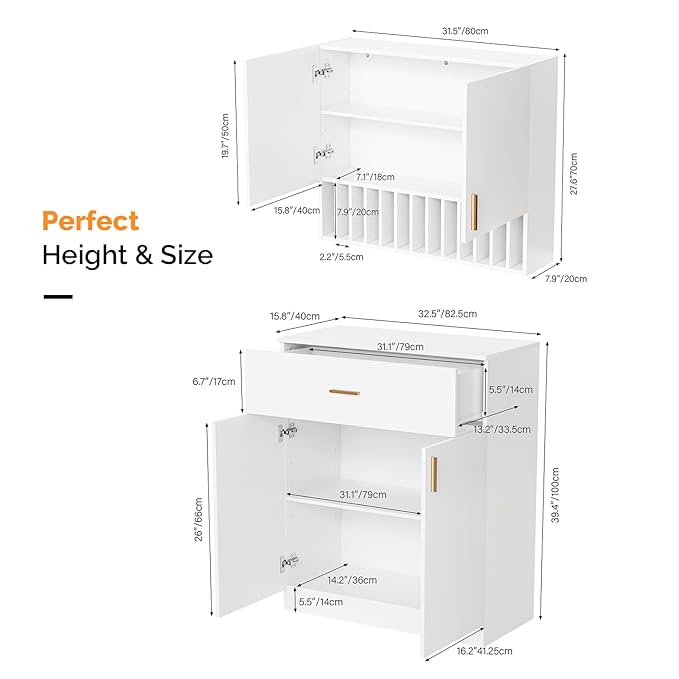Salon Staion Hair Color Bar Organizers, Hair Color Rack, Barber Station Cabinet - Image 3