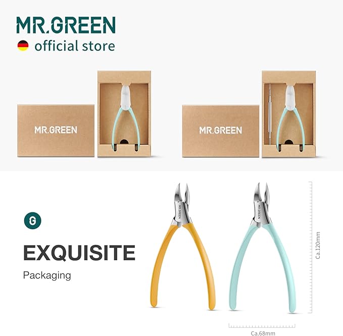 MR.GREEN Toenail Clippers Stainless Steel Ingrown Nail Cutter Thick and Hard - Image 6