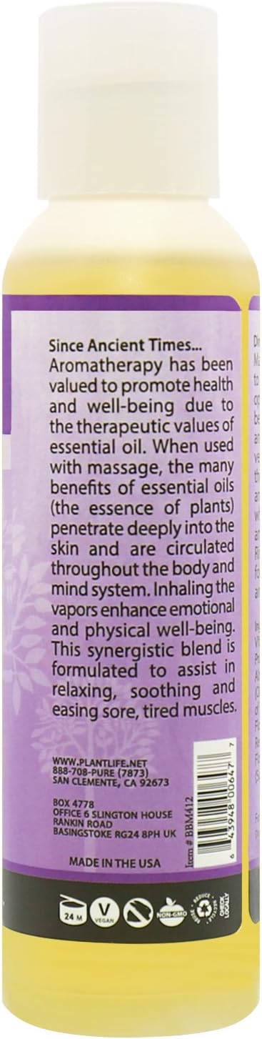 Plantlife Sore Muscle Massage Oil - Image 4