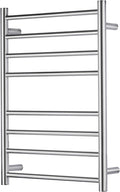 Towel Warmer Polished Chrome for Bathroom Wall Mounted Drying Rack Plug-in by SHARNDY