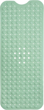 ENKOSI Bath Mat - Large Non Slip Bathtub & Shower Mat - Extra Long 40 x 16 Inch Bathroom Mats for Tub Nonslip Anti Slip Bathmats (40x16 Aqua Green 1-Pack)