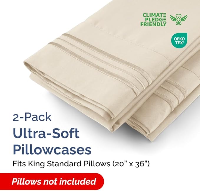 King Standard Pillow Cases Set of 2 - Image 2