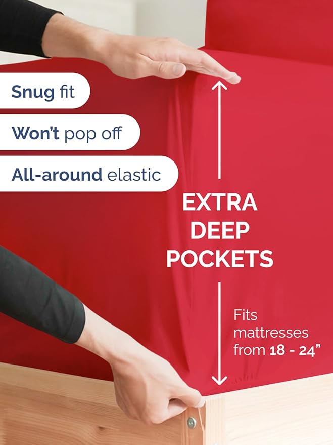 Extra Deep Split King Sheet Set - Image 3