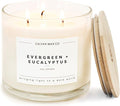 Calyan Wax Co. Evergreen & Eucalyptus 3 Wick Scented Candle by CalyanWaxCo