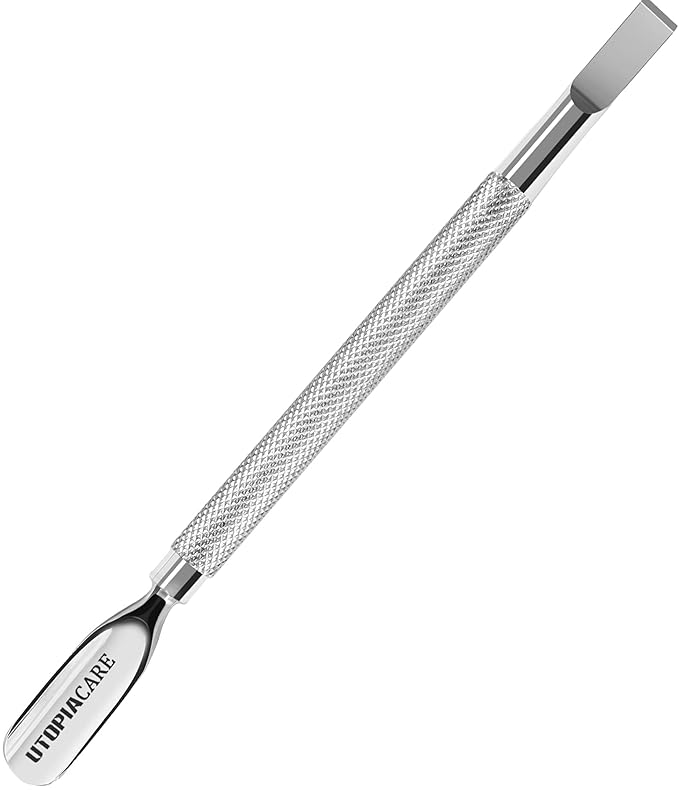 Utopia Care Cuticle Pusher Tool & Spoon Nail Cleaner, Professional Stainless by UtopiaCare