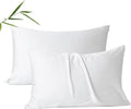 2 Pack Cooling Pillow Cases, Viscose Derived from Bamboo Pillow Protectors by ShunjieHome