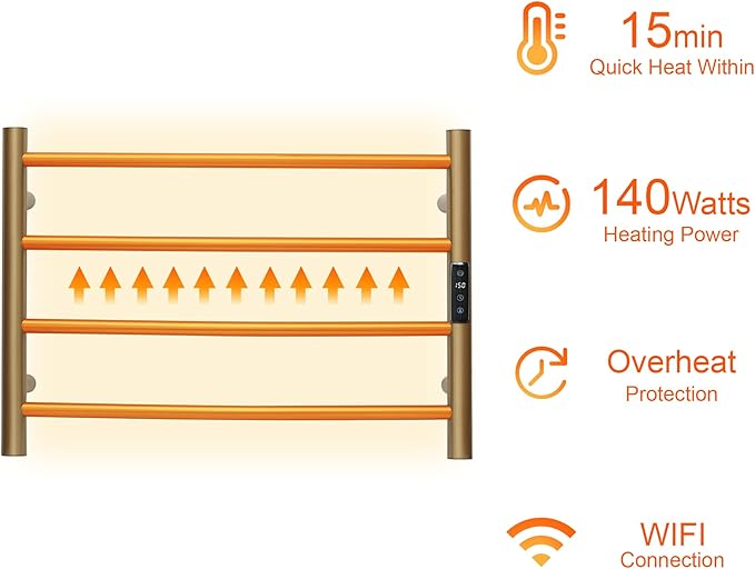 Electric Towel Rack with Voice Control - Image 5