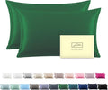 Silk Pillow Cases 2 Pack Soft Breathable and Sliky King Size Pillow Cases Set by Suatien