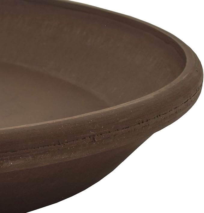 PSW Pot Collection AP25C 10-inch Plastic/Stone/Wood Composite Plant Saucer Drip - Image 3