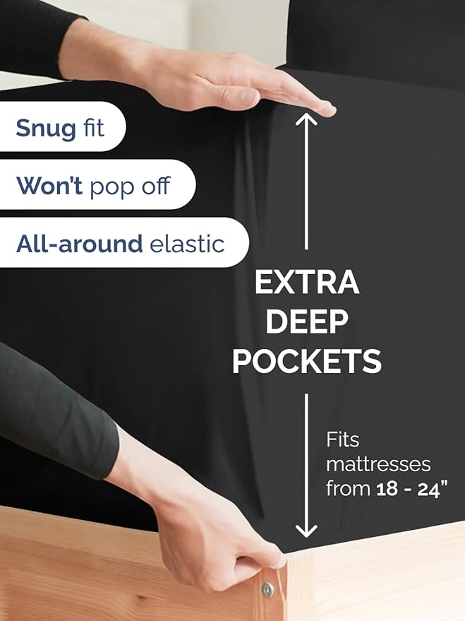 Extra Deep Split King Sheet Set - Image 3