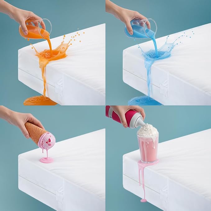 Utopia Bedding Mattress Protector Zippered Twin XL Size, 100% Waterproof Bed - Image 3