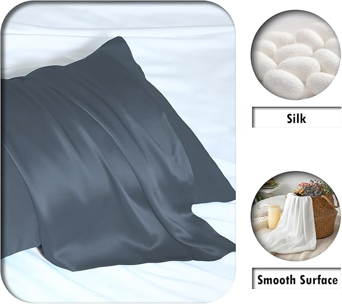 Mulberry Silk Pillowcase for Hair and Skin Pillow Case - Image 2