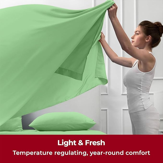 Mellanni Split King Sheets Set - Image 4