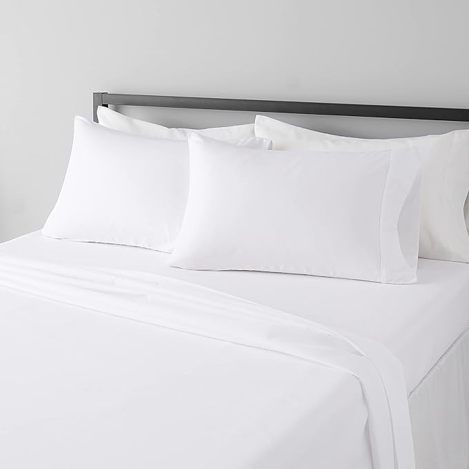 Amazon Basics Lightweight Super Soft, Wrinkle-Free, Breathable Microfiber by AmazonBasics