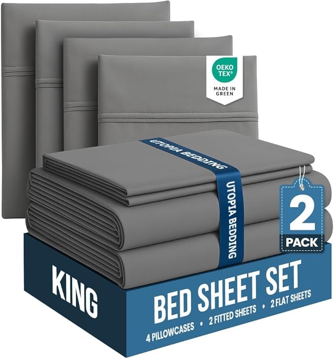 Utopia Bedding King Bed Sheets Set by UTOPIABEDDING