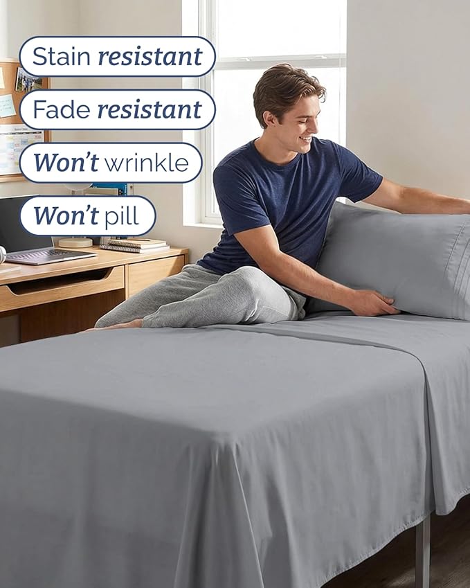 Twin XL Size 3 Piece Sheet Set - Image 5