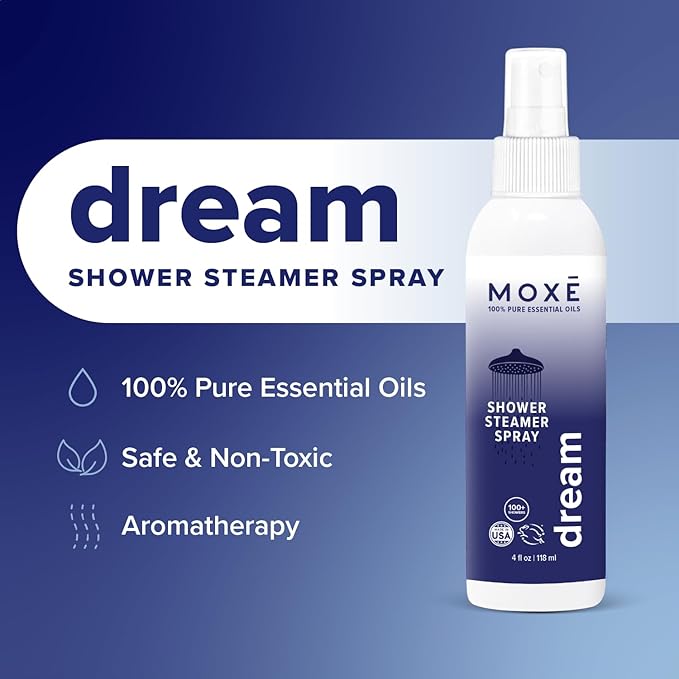 MOXE Shower Steamer Spray, Essential Oils, Natural Sleep Aromatherapy, Made in - Image 3