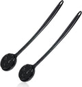 2 Pack Back Scrubber for Shower, 17in Lengthen Long Handle Body Brush, Double by -100SoftSilicone-