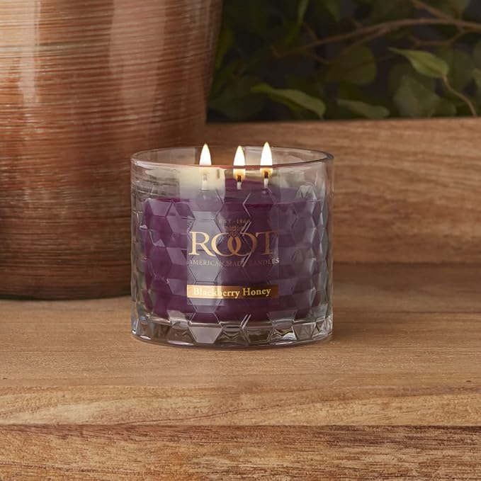 Root Candles Scented Candles Honeycomb Beeswax Blend Premium Handcrafted Candle - Image 6