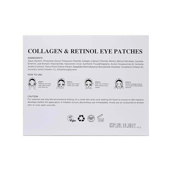 Yeokoe Under Eye Patches for Dark Circles, Puffy Eyes, 20 Pairs Face Masks - Image 9