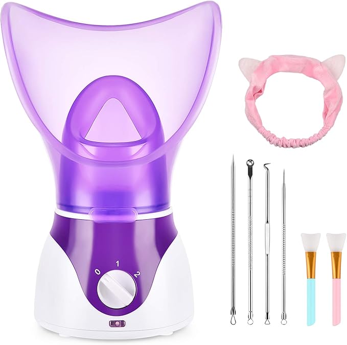 Facial Steamer for Face, Face Steamer for Facial Deep Cleaning, Nano Ionic by Seneryla
