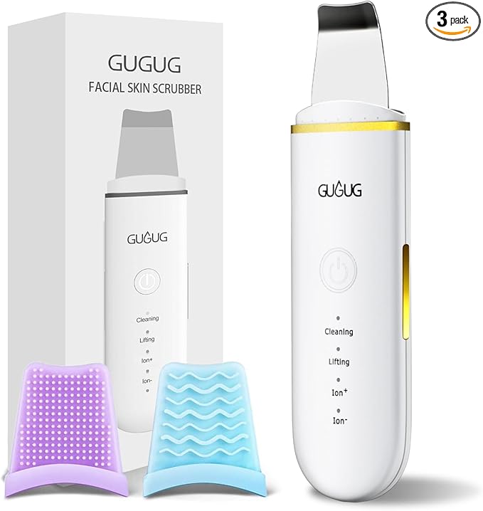 GUGUG Skin Scrubber Face Spatula Skin Spatula Pore Cleaner Blackhead Remover by GUGUG