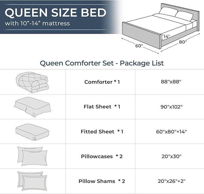 HEVUMYI Army Green Queen Comforter Set - Image 8