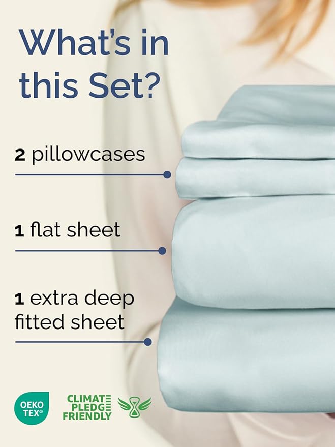 Extra Deep Twin Sheet Set - Image 2