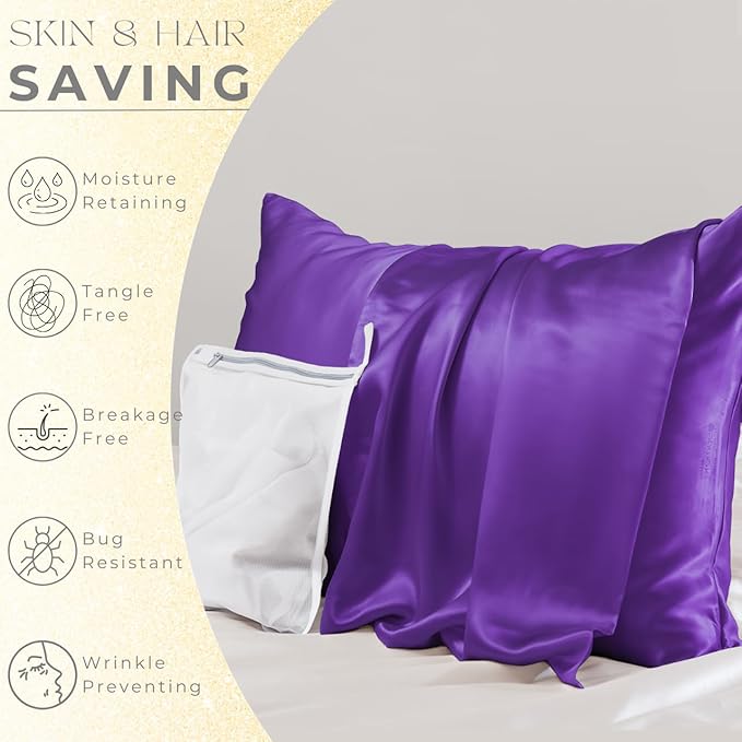 PROMEED 23 Momme Silk Toddler Pillowcase 13x18, Both Sides Highest Grade 6A+ - Image 3