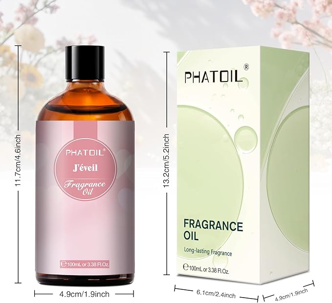 PHATOIL J'éveil Fragrance Oils for Aromatherapy, 3.38FL.OZ Diffuser Oils for - Image 2