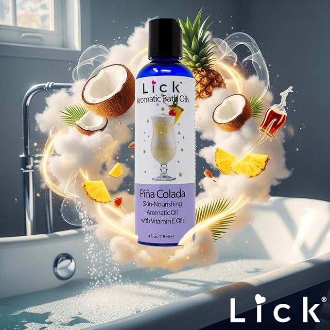 Lick Pina Colada Aromatic Bath Oil - Image 2