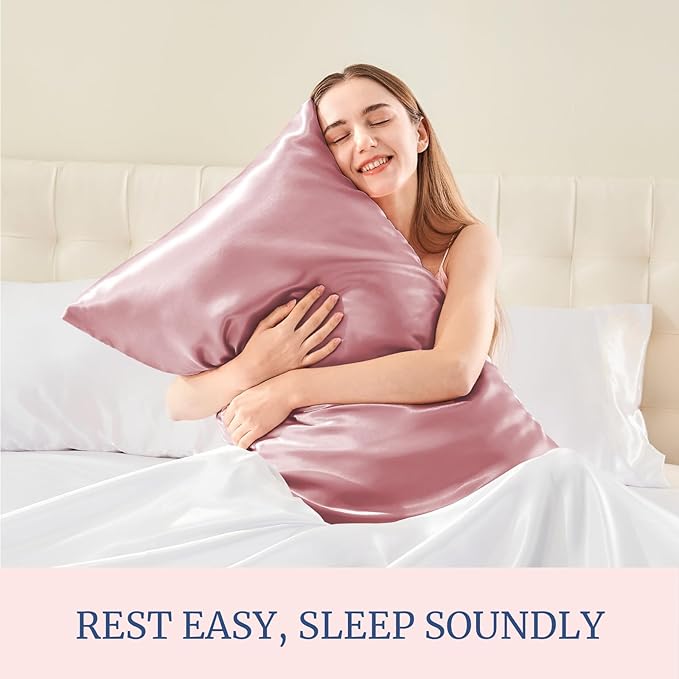 BEDELITE Satin Pillowcase for Hair and Skin, Super Soft Similar to Silk Pillow - Image 5