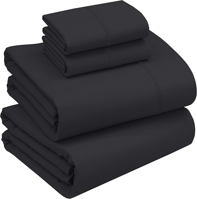 RUVANTI 100% Cotton Sheets – King Size Percale Bedding, Cooling & Breathable by Ruvanti