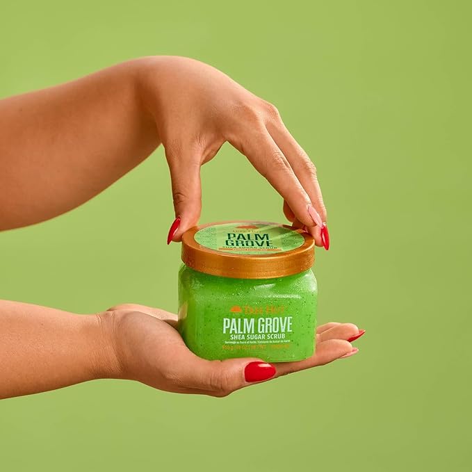 Tree Hut Palm Grove Shea Sugar Scrub, Exfoliating, Hydrating & Moisturizing - Image 4
