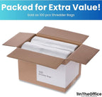 1InTheOffice Shredder Bags 15.8 Gallon, Paper Shredder Waste bags 15.8 Gal. (100 Count)