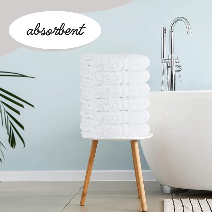 GREEN LIFESTYLE Bath Towels 24" x 50" 48 Pack - Image 4